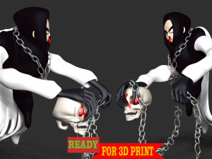 Ghost Krillin Dragon Ball - Halloween Modelo de impresión 3D