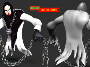 Ghost Krillin Dragon Ball - Halloween Modelo de impresión 3D
