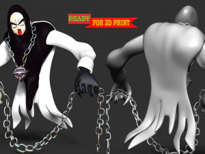 Ghost Krillin Dragon Ball - Halloween 3D Print Model