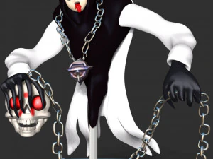 Ghost Krillin Dragon Ball - Halloween 3D Print Model