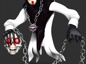 Ghost Krillin Dragon Ball - Halloween 3D Print Model