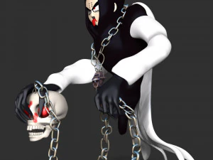 Ghost Krillin Dragon Ball - Halloween 3D Print Model