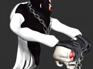Ghost Krillin Dragon Ball - Halloween 3D Print Model