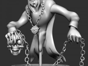 Ghost Krillin Dragon Ball - Halloween 3D Print Model