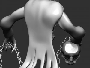 Ghost Krillin Dragon Ball - Halloween 3D Print Model