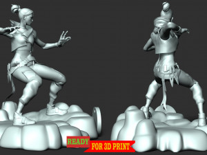Jett - Valorant 3D Принт Модель