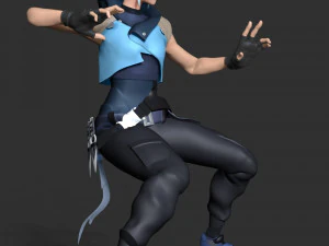 ジェット - ヴァロラント 3Dプリントモデル