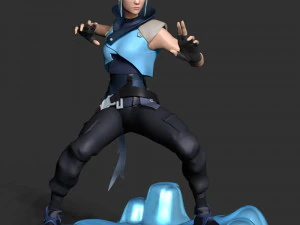 ジェット - ヴァロラント 3Dプリントモデル