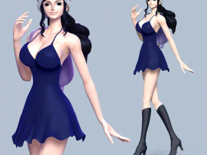 ニコ・ロビン - ワンピース 3Dプリントモデル