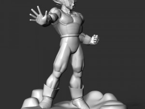 Vegeta SSJ - Dragon Ball Modèles 3D en vedette