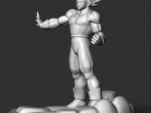 Vegeta SSJ - Dragon Ball Modèles 3D en vedette