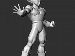 Vegeta SSJ - Dragon Ball Modèles 3D en vedette