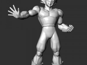 Vegeta SSJ - Dragon Ball Modèles 3D en vedette