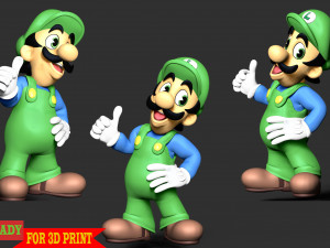Luigi - Super Mario Bros Modelo de impresión 3D