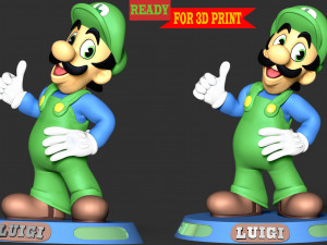 Luigi - Super Mario Bros Modelo de impresión 3D