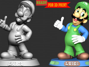 Luigi - Super Mario Bros Modelo de impresión 3D