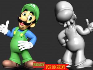 Luigi - Super Mario Bros Modelo de impresión 3D