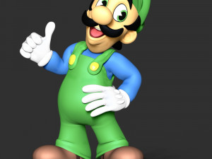 Luigi - Super Mario Bros Modelo de impresión 3D