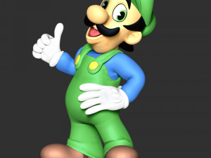 Luigi - Super Mario Bros Modelo de impresión 3D