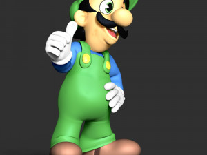 Luigi - Super Mario Bros Modelo de impresión 3D