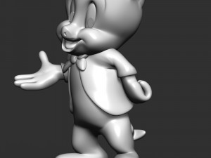 Porky Pig - Looney Tunes 3D Baskı Modeli