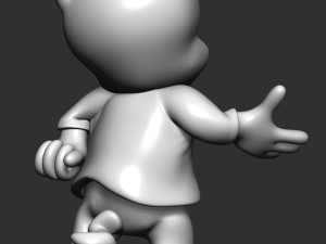 Porky Pig - Looney Tunes 3D Baskı Modeli