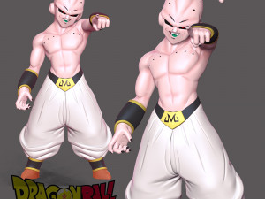 Kid Buu - Dragon Ball Fanart Modelo de impresión 3D