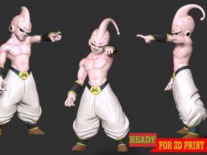 Kid Buu - Dragon Ball Fanart Modelo de impresión 3D