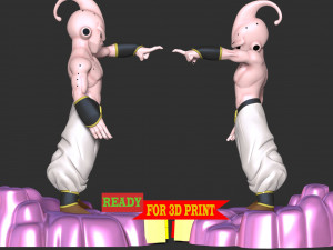 Kid Buu - Dragon Ball Fanart Modelo de impresión 3D
