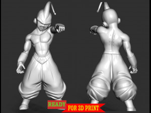 Kid Buu - Dragon Ball Fanart Modelo de impresión 3D
