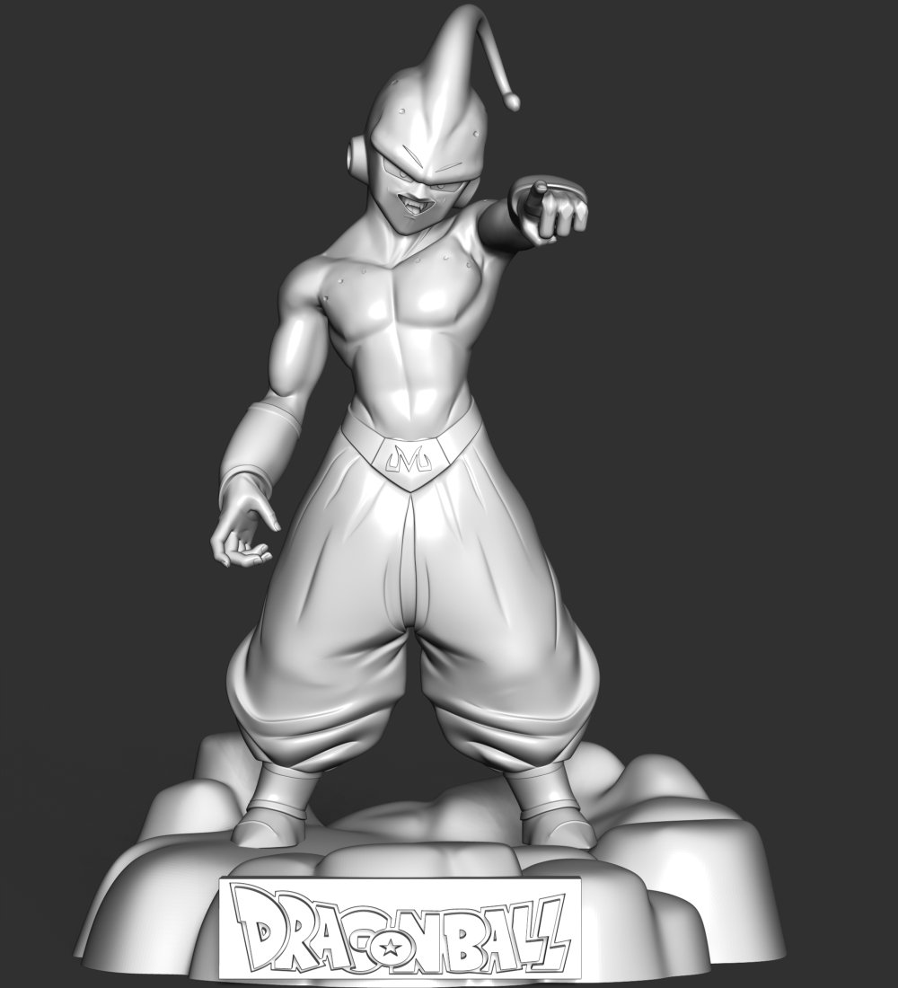 majin buu kid 3D Print Model in Sculpture 3DExport