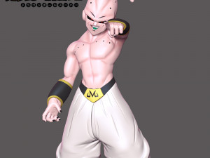 Kid Buu - Dragon Ball Fanart Modelo de impresión 3D