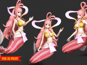 Shirahoshi - One Piece Battle Dance 3D Print Model