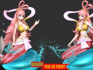 Shirahoshi - One Piece Battle Dance 3D Print Model