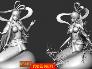 Shirahoshi - One Piece Battle Dance 3D Print Model