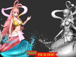 Shirahoshi - One Piece Battle Dance Modelo de Impressão 3D