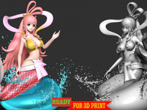 Shirahoshi - One Piece Battle Dance 3D Print Model