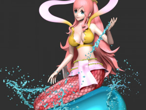 Shirahoshi - One Piece Battle Dance Modelo de Impressão 3D