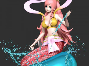 Shirahoshi - One Piece Battle Dance 3D Print Model