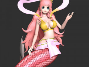 Shirahoshi - One Piece Battle Dance Modelo de Impressão 3D