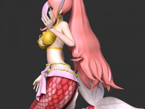Shirahoshi - One Piece Battle Dance 3D Print Model