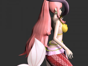 Shirahoshi - One Piece Battle Dance 3D Print Model