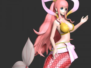 Shirahoshi - One Piece Battle Dance 3D Print Model
