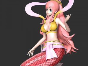Shirahoshi - One Piece Battle Dance 3D Print Model