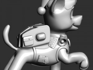Chase Paw Patrol - Merry Christmas 3D Print Model