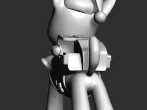 Chase Paw Patrol - Merry Christmas 3D Print Model