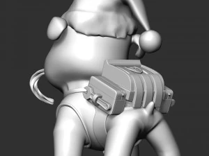 Rubble Paw Patrol - Merry Christmas 3D Print Model