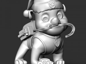 Rubble Paw Patrol - Merry Christmas 3D Принт Модель
