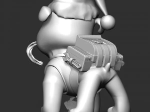 Rubble Paw Patrol - Merry Christmas 3D Print Model