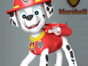マーシャル - パウ・パトロール 3Dプリントモデル